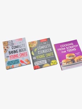 Young Chef Cookbook Bundle America's Test Kitchen & Cooking From Scratch Teens